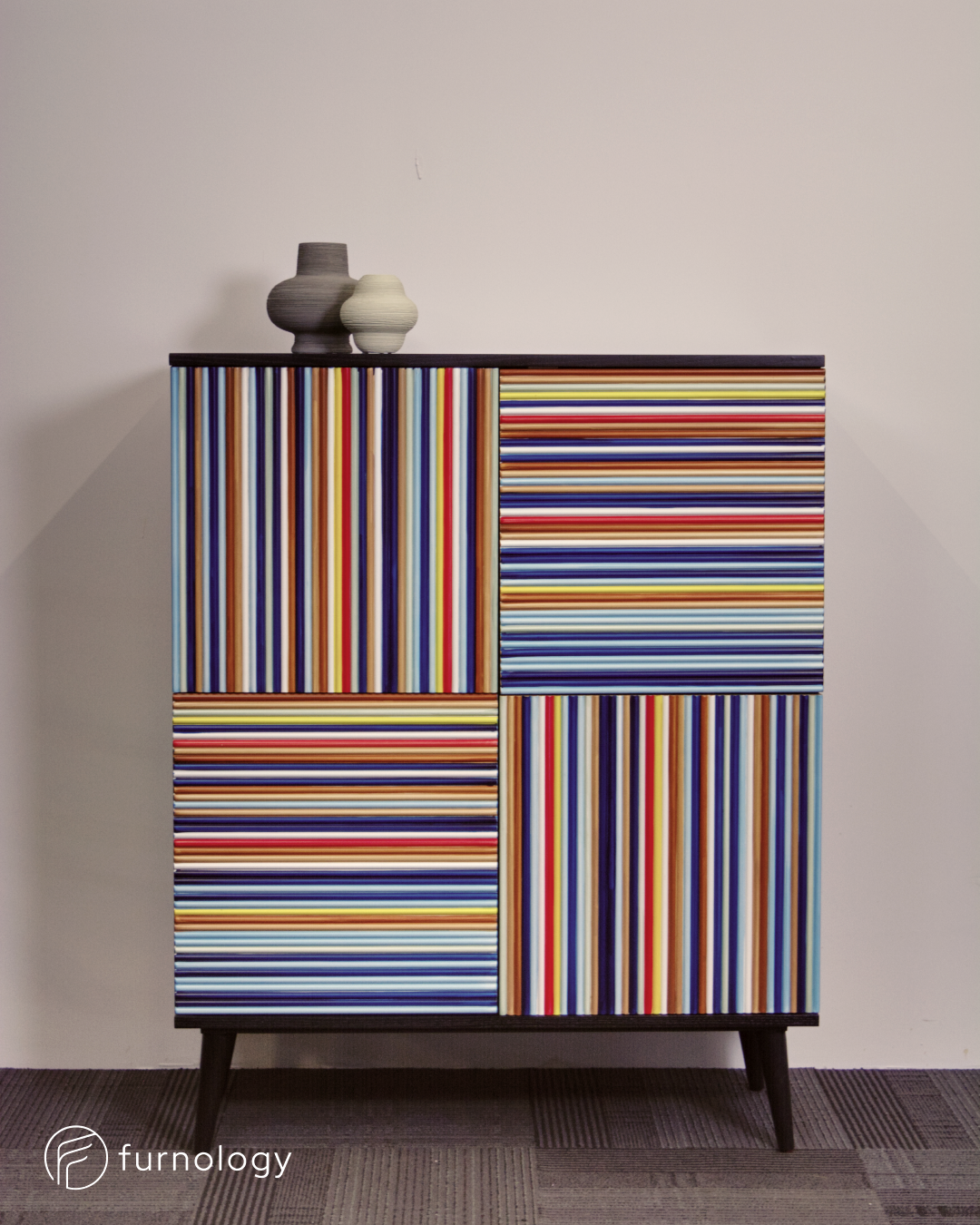 Roman Stripe Sideboard