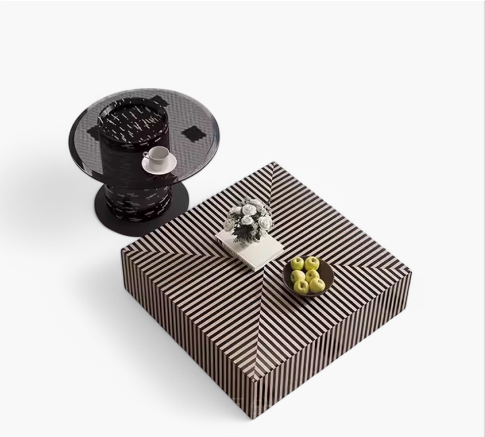 Monochrome Nested Coffee Table