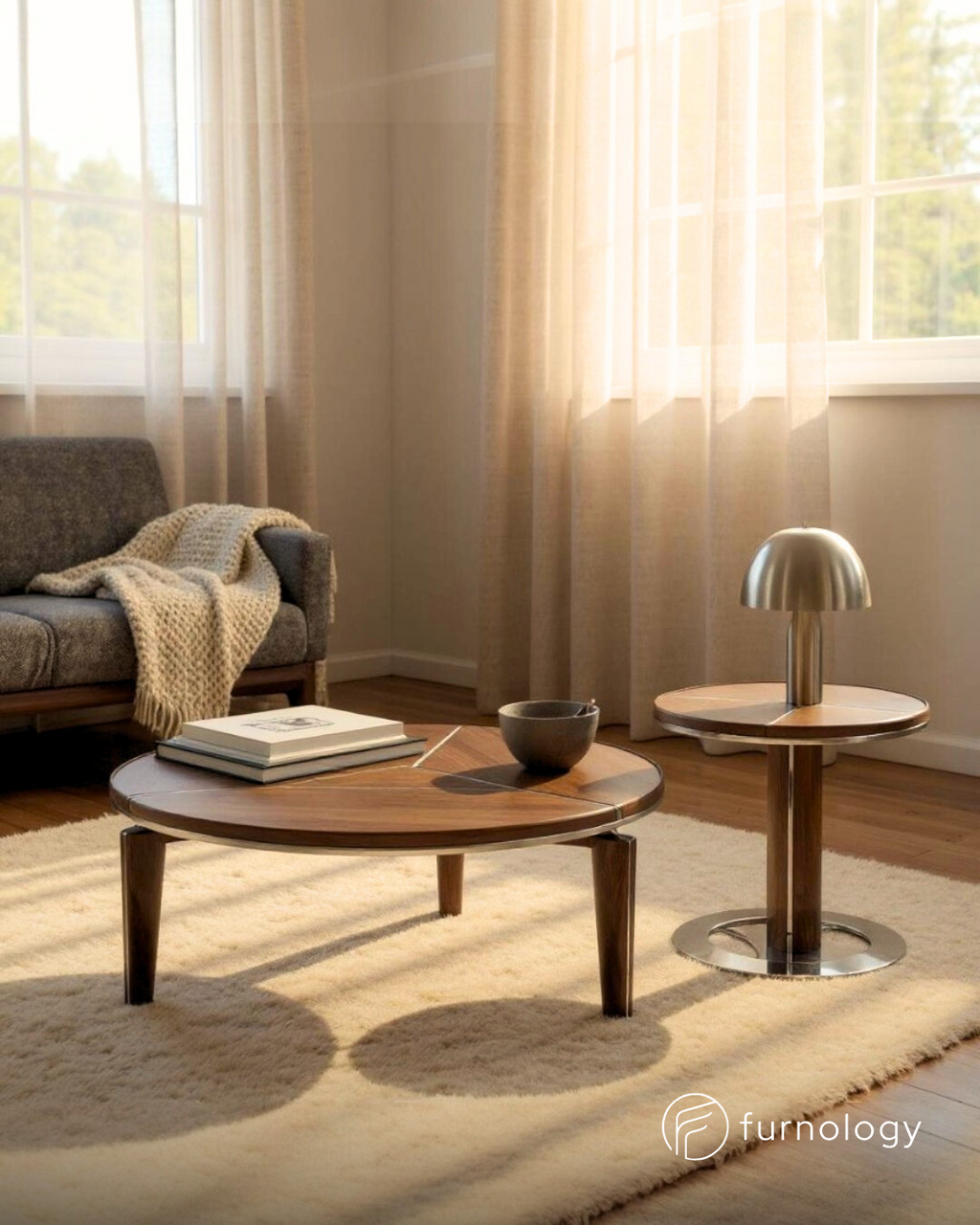 Pizza & Pie Nested Coffee Table