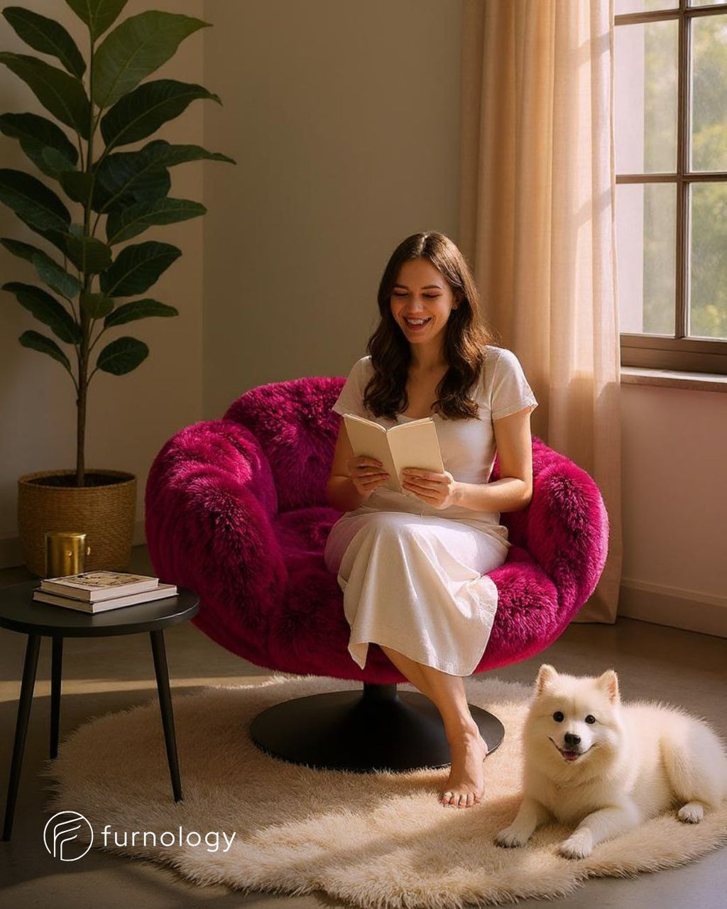 Pink Cloud Leisure Chair