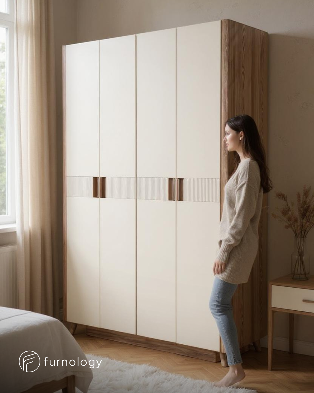 Quadra 4 Door Wardrobe