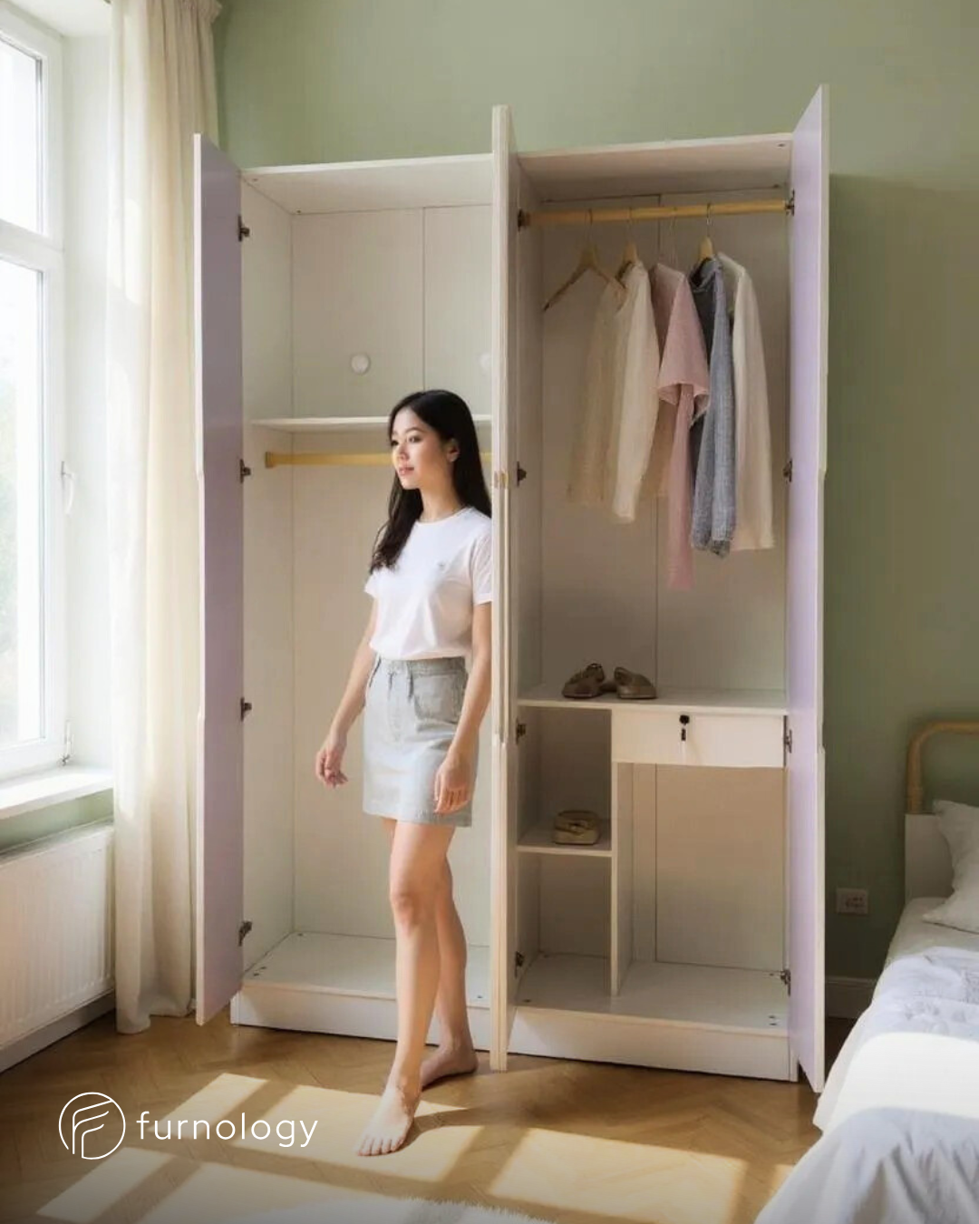 Hideaway 4 Door Wardrobe