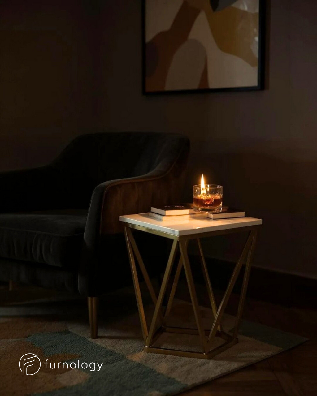 Polyhedra Side Table