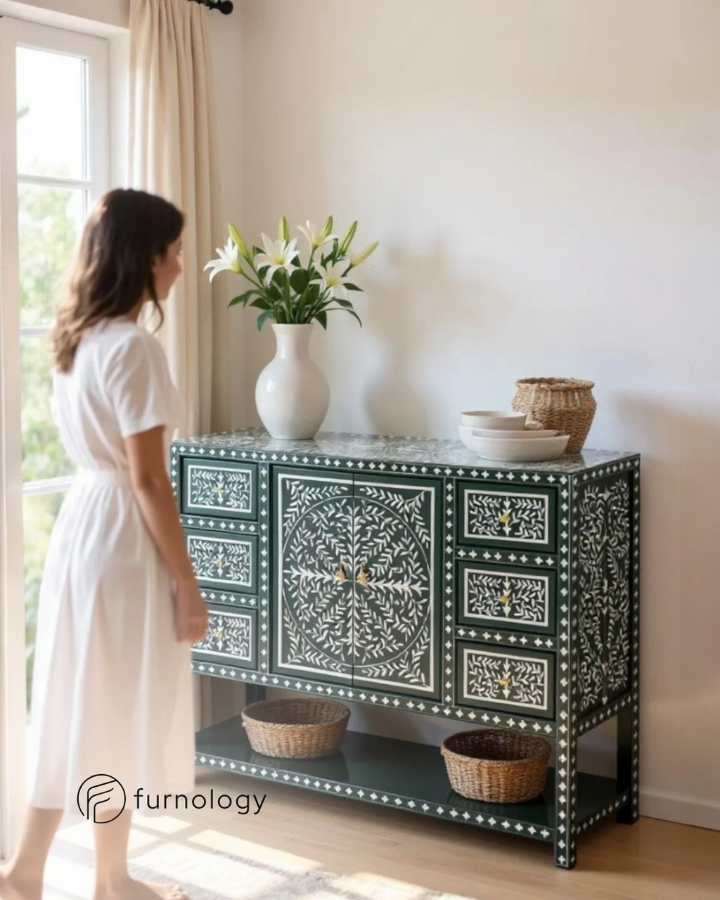 Ivory Grace Sideboard