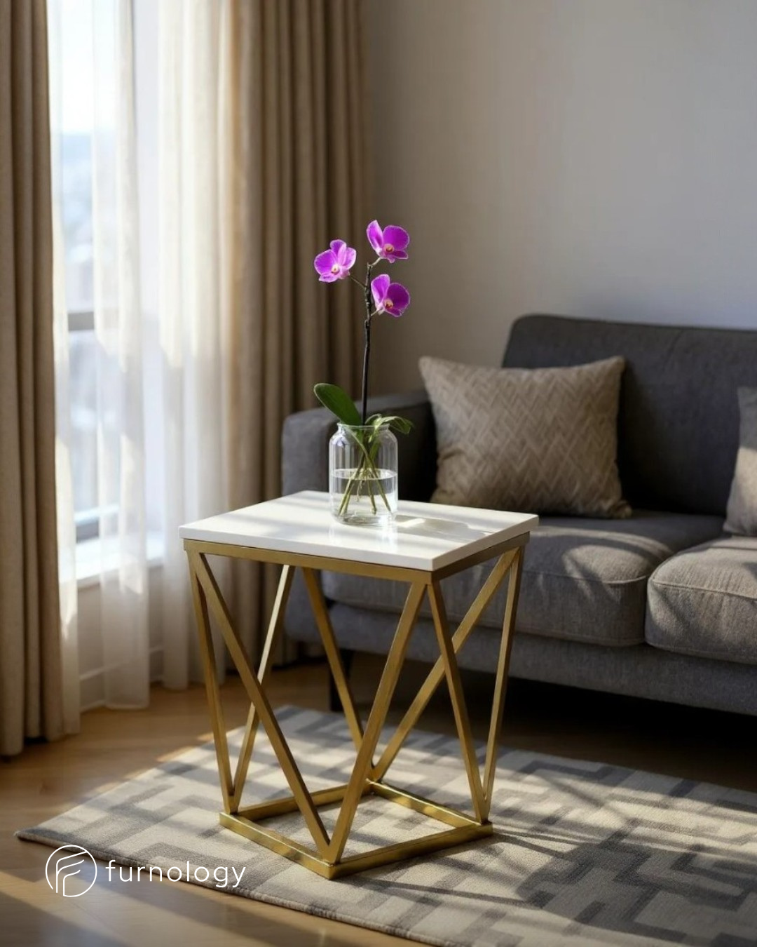 Polyhedra Side Table