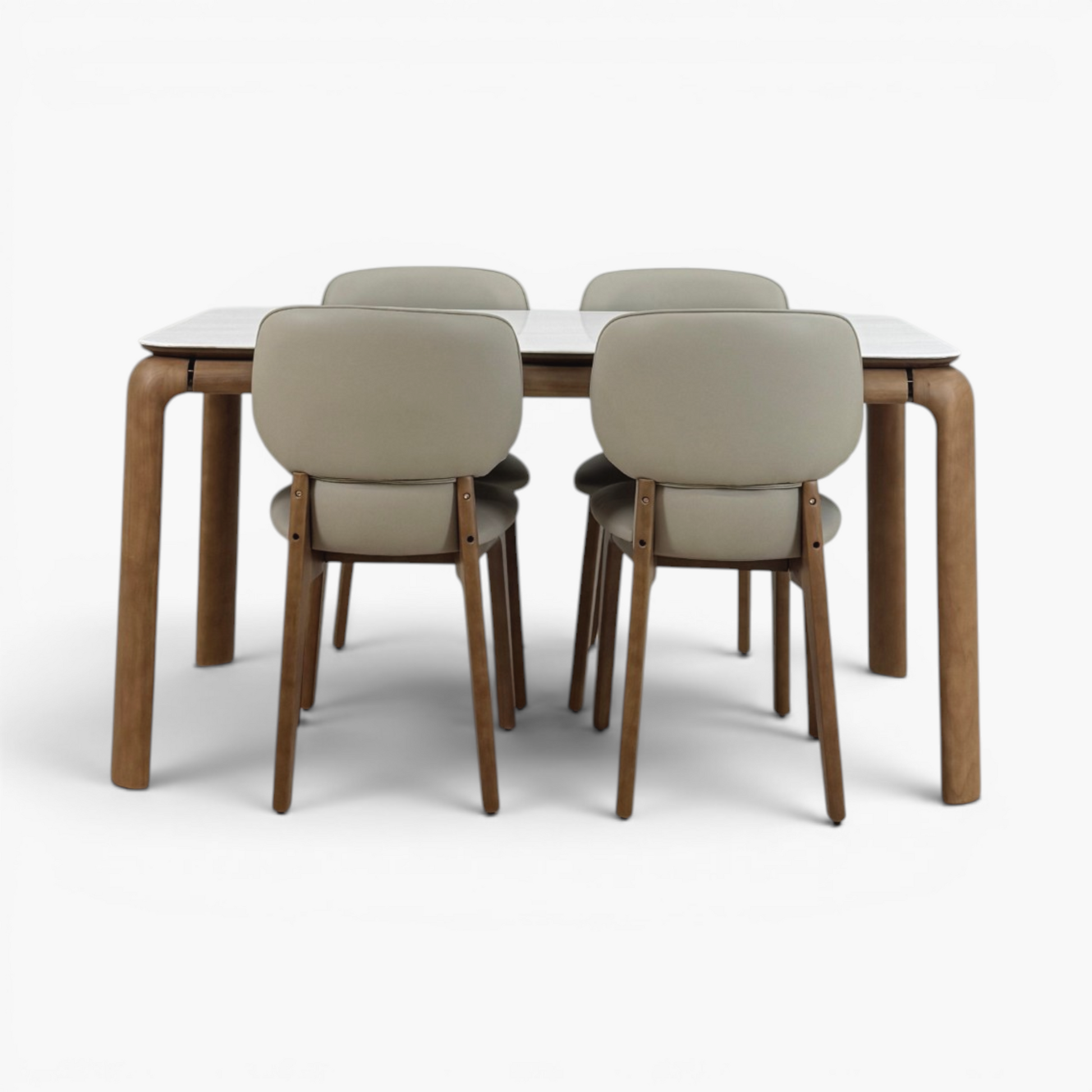 Hewn Dining Table Set - 4 seater
