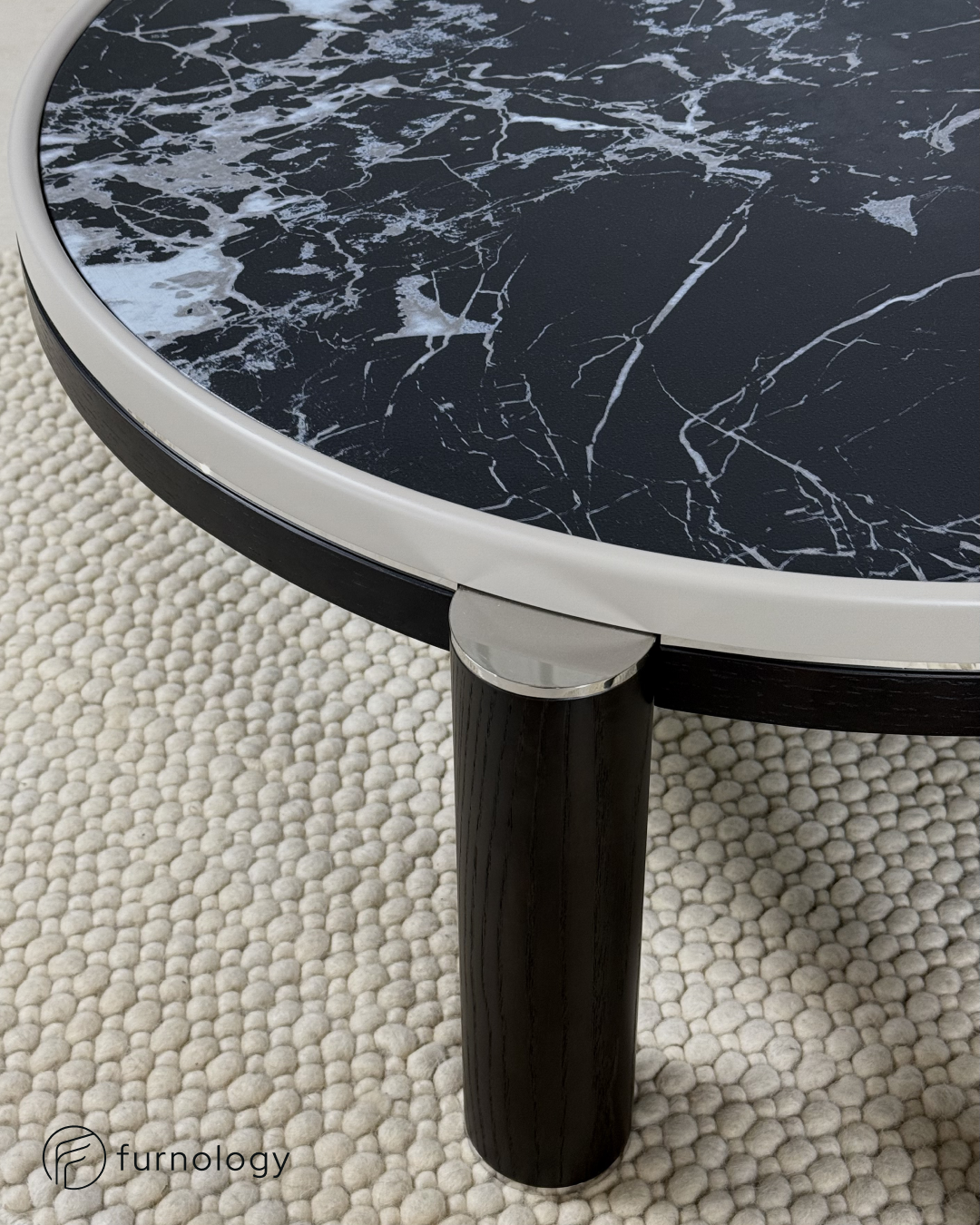 Marble & Mustard Nested Coffee Table