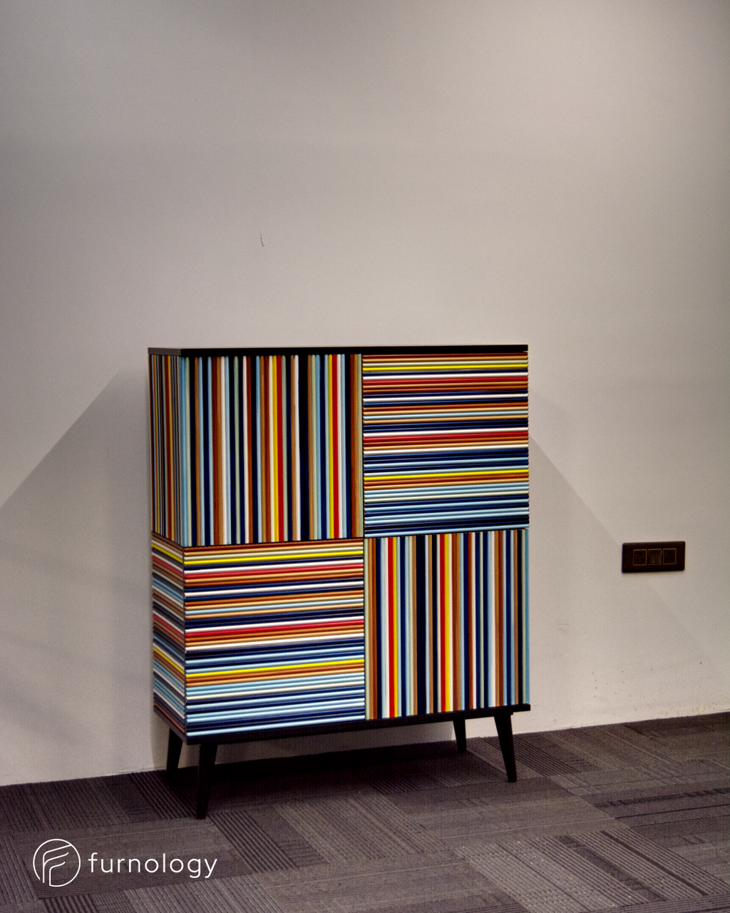 Roman Stripe Sideboard