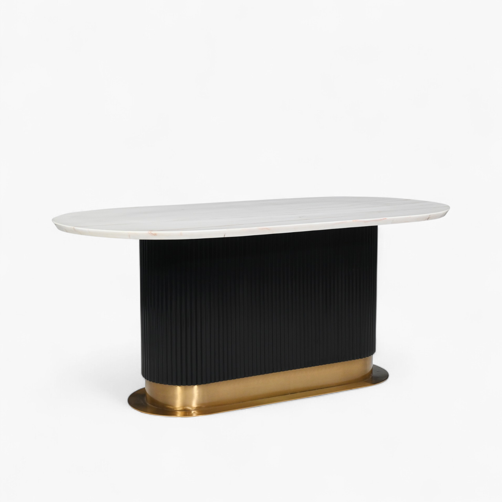 Orbella Steel Blue Dining Table Base