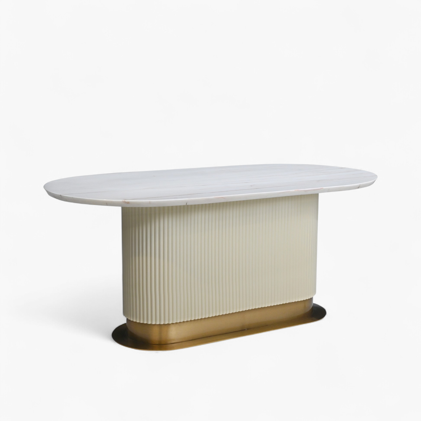 Orbella Steel Blue Dining Table Base