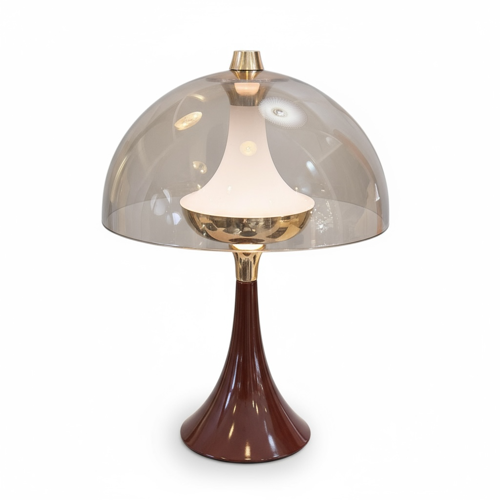 Orbi Table Lamp Burgandy