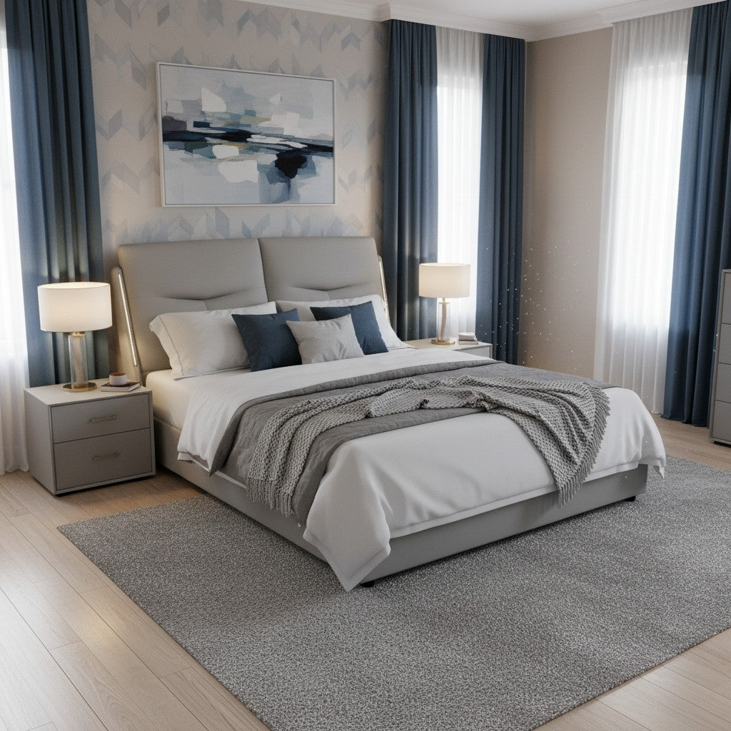 Slate King Size Bed
