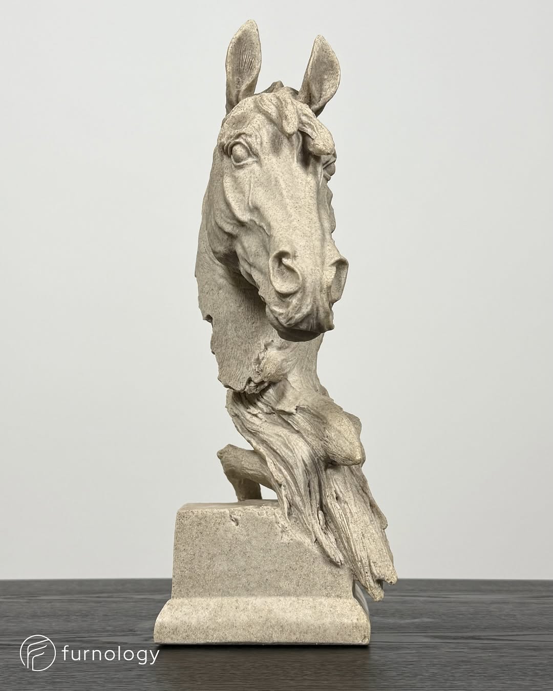 Sandstone Horse Head Sculpture