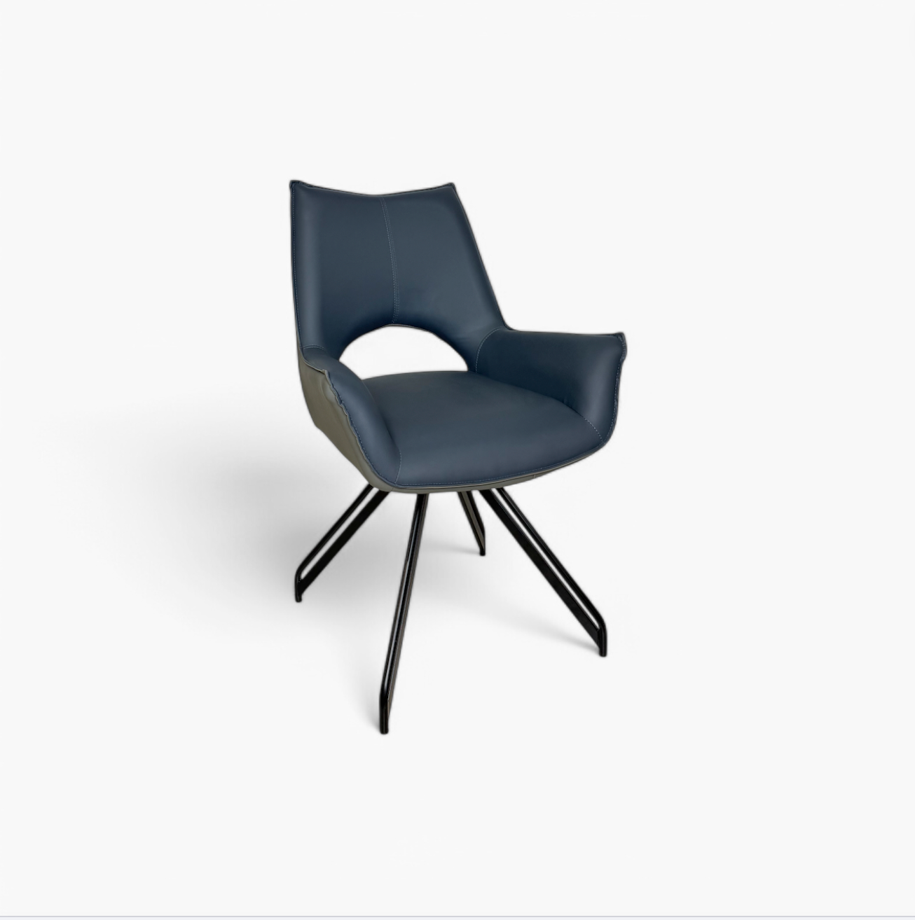 The Labyrinth Dining Table Set with 6 Wingback Dining Chair