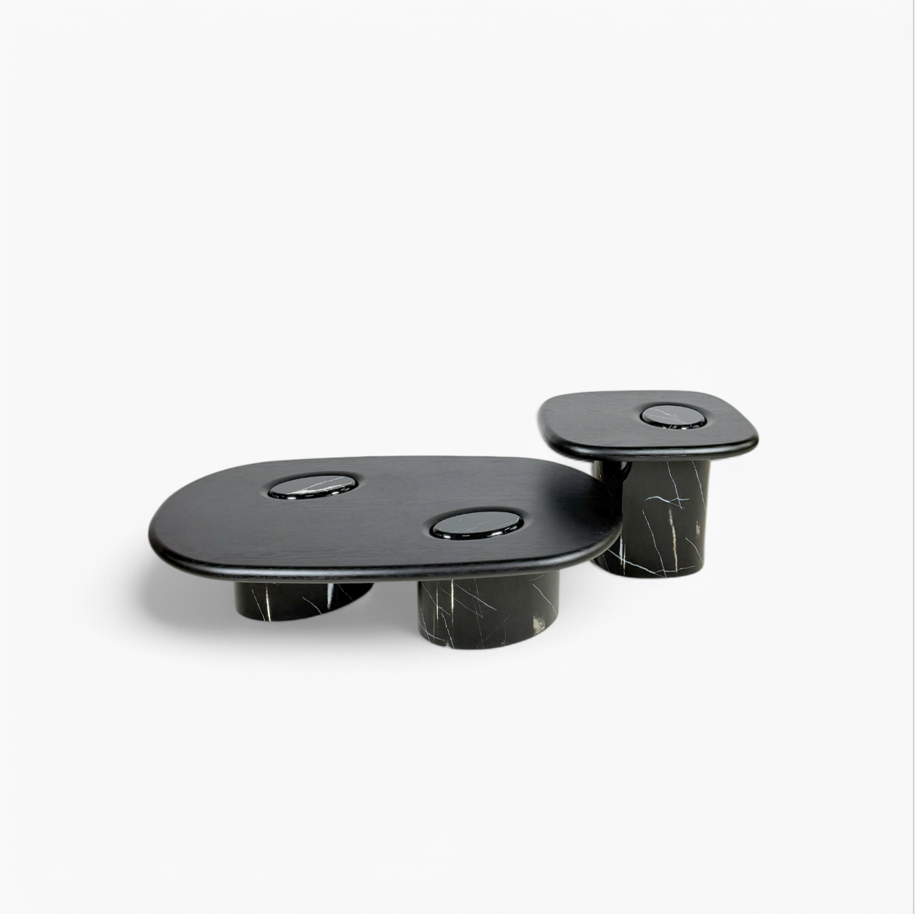Shadowy Night Nested Coffee Table