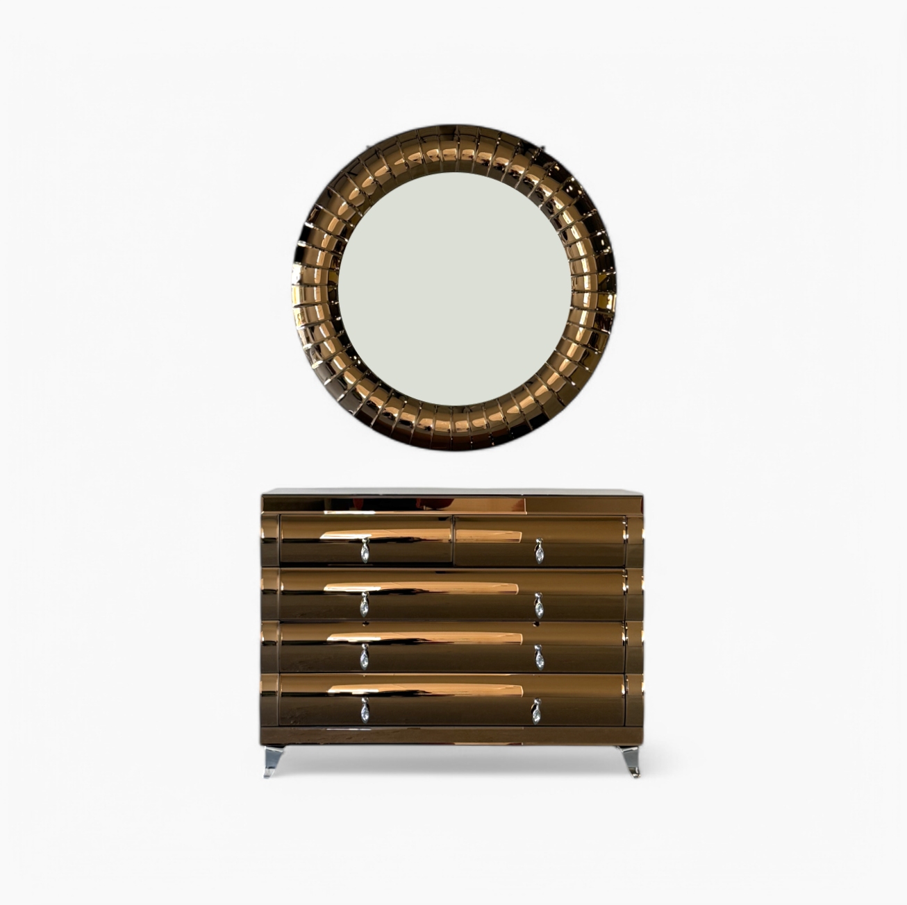 Facet Console with Mirror