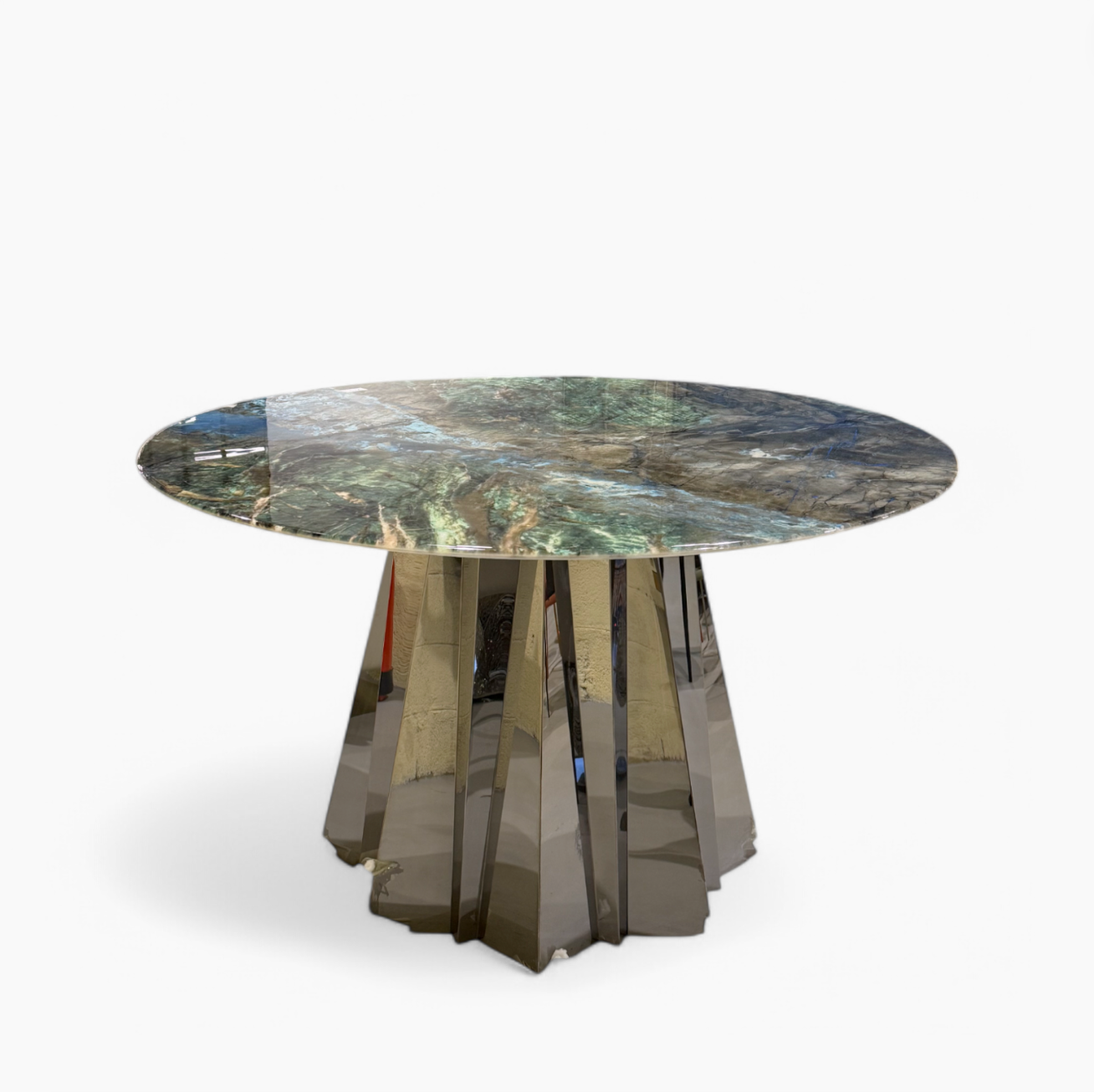 Asteria Single Leg 4 seater Dining Table