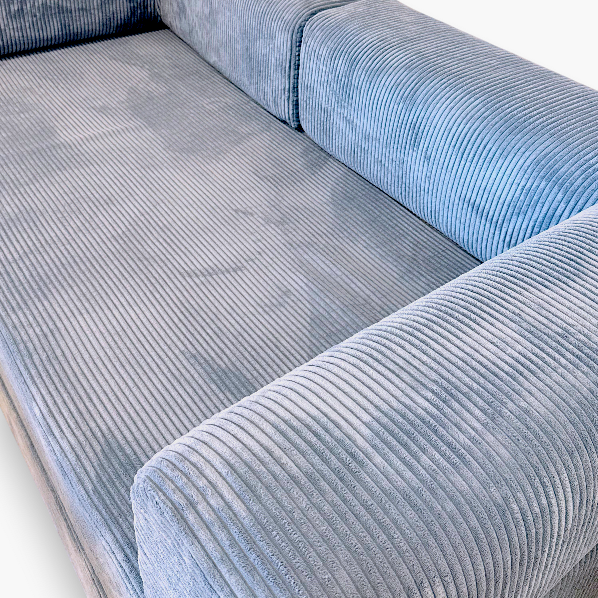 Morphos Sofa Cum Bed (Blue) Compressed