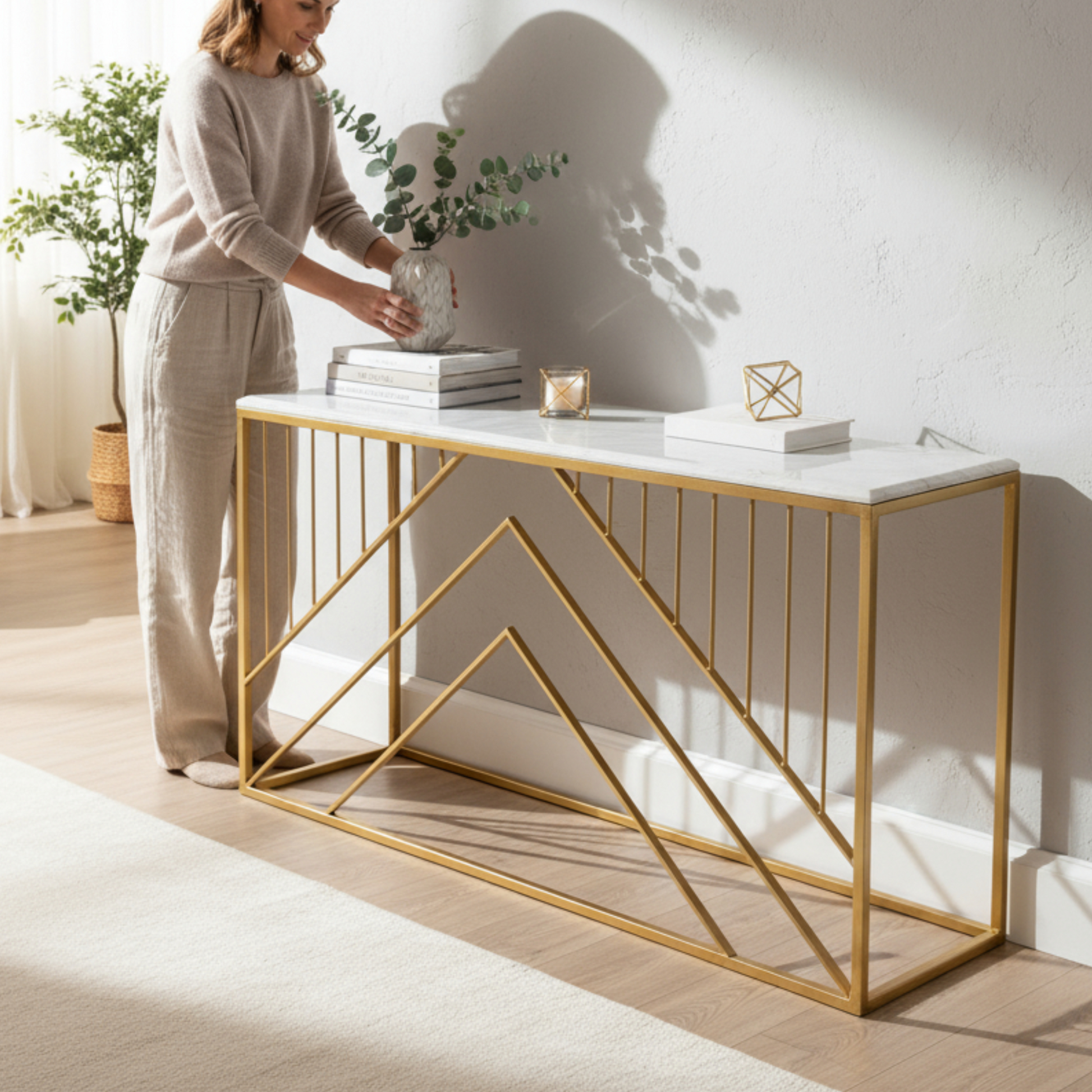 Gilded Console Table