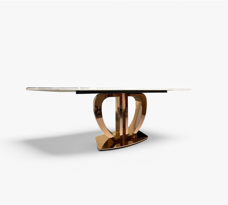 Opulence Dining Table Base Rose Gold