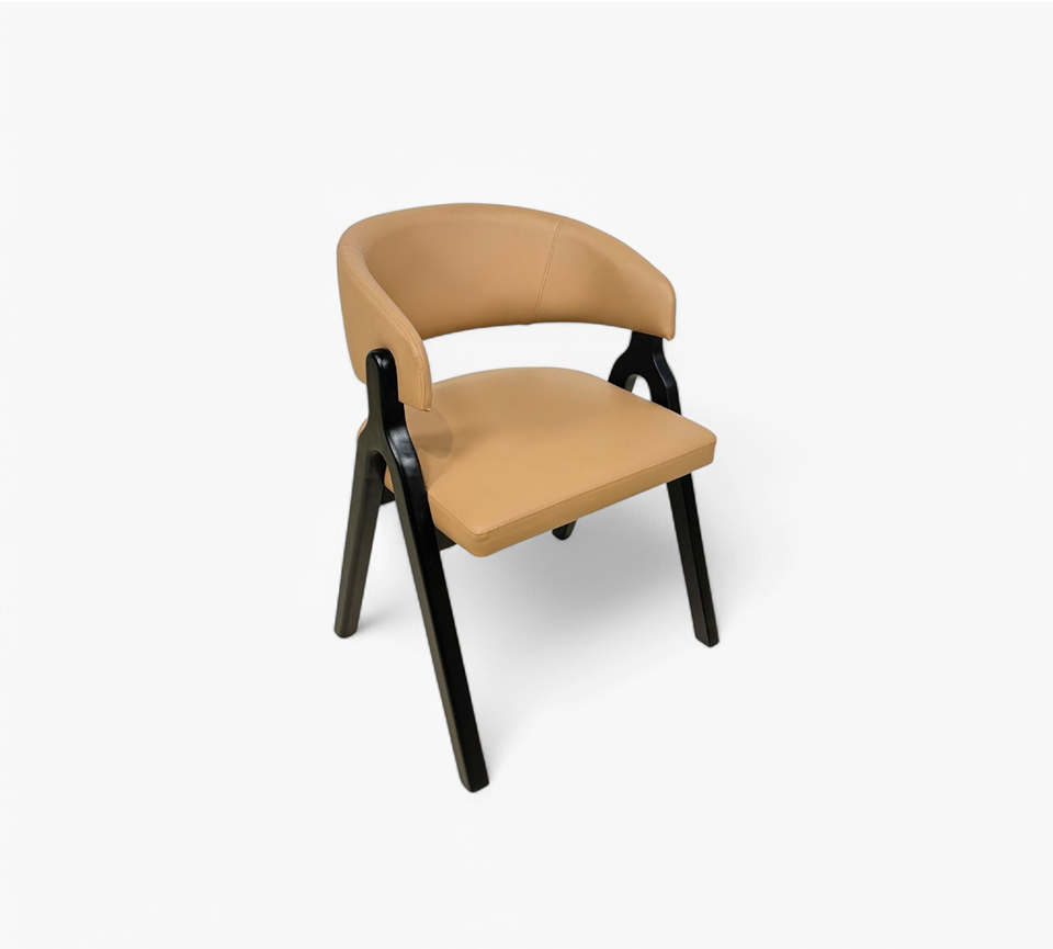 Florentine Wooden Dining Chair Beige