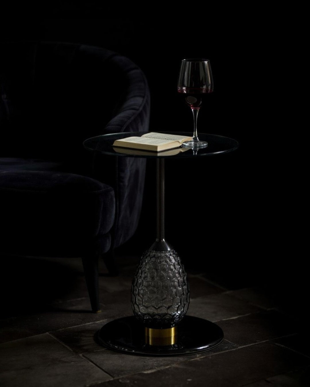 Void Side Table Black